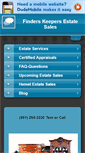 Mobile Screenshot of finderskeepersestateservices.com